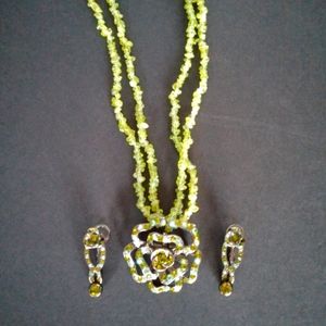 Necklace with earings